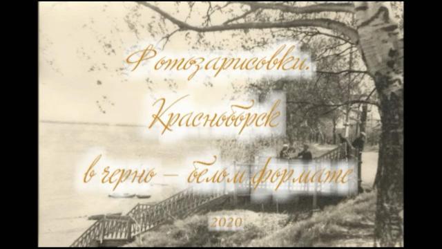 Красноборск в черно-белом формате