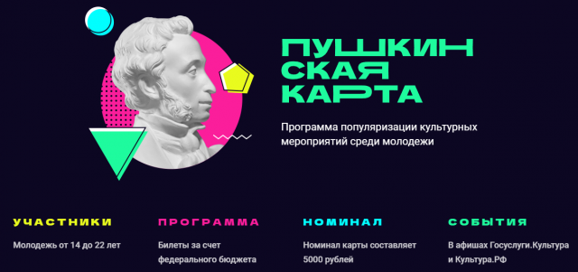 Афиша по Пушкинской карте
